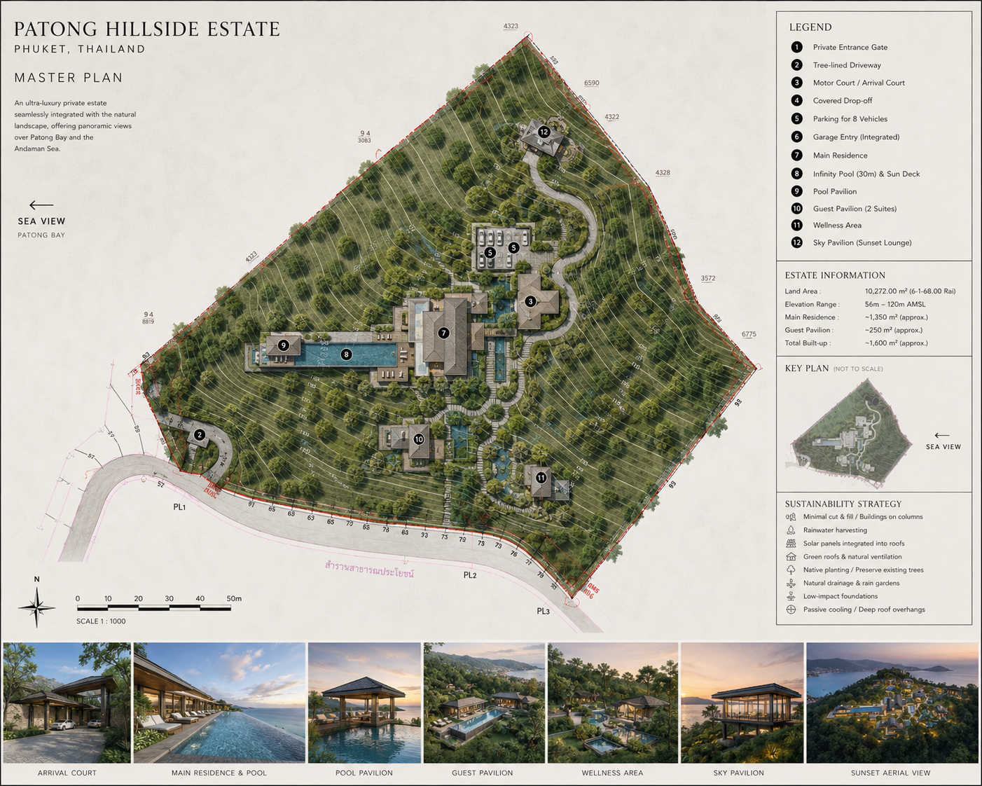 Kalim Seaview Land for Sale in Pa Tong, Phuket
